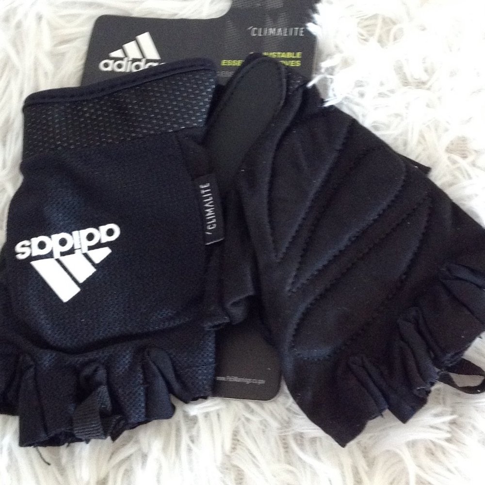 Adidas Adjustable Essential Fingerless Gloves - Picture 5 of 7